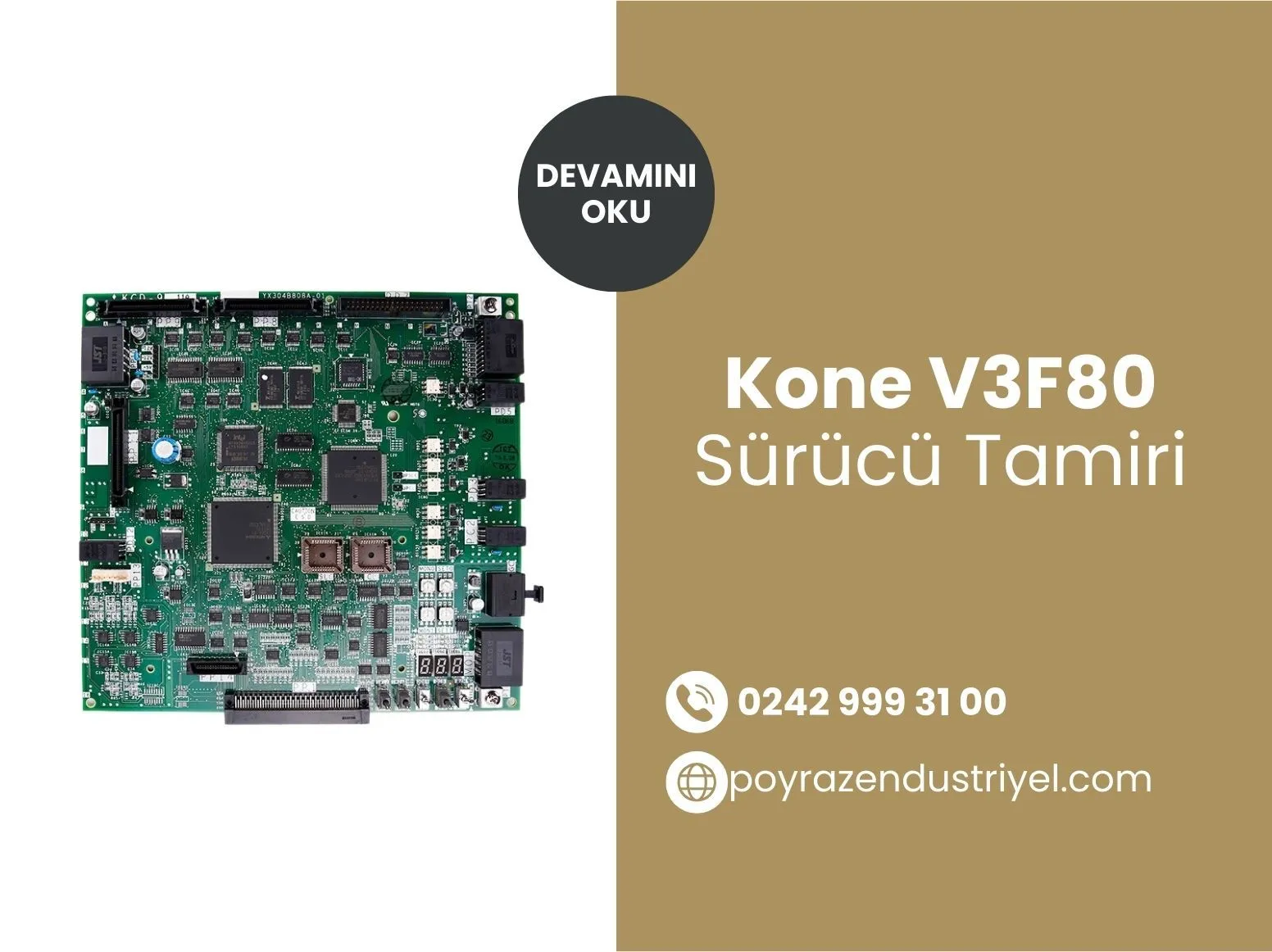 Kone V3f80 Sürücü Tamiri